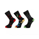 Multicoloured - Side - Floso Mens Arcade Socks (7 Pairs)