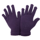 Purple - Front - FLOSO Unisex Magic Gloves