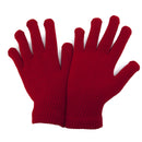 Red - Front - FLOSO Unisex Magic Gloves