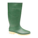 Green - Back - FLOSO Pricebuster Classic Unisex Plain Wellington Boots