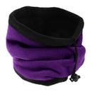 Purple - Front - FLOSO Womens-Ladies Multipurpose Fleece Neckwarmer Snood - Hat