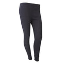 Black - Front - FLOSO Ladies-Womens Thermal Underwear Long Jane-Johns (Standard Range)