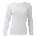 White - Front - FLOSO Ladies-Womens Thermal Underwear Long Sleeve T-Shirt-Top (Standard Range)