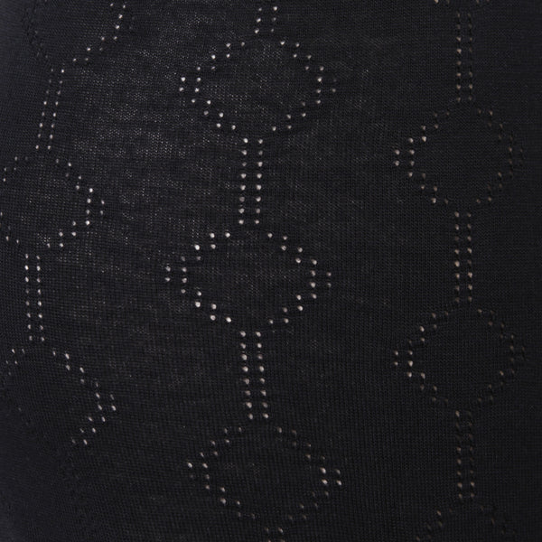 Black - Side - FLOSO Ladies-Womens Thermal Underwear Long Sleeve T-Shirt (Viscose Premium Range)