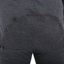 Charcoal - Back - FLOSO Mens Thermal Underwear All In One Union Suit With Rear Flap (Standard Range)