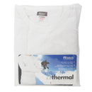 White - Side - FLOSO Mens Thermal Underwear Long Sleeve T Shirt Top (Standard Range)