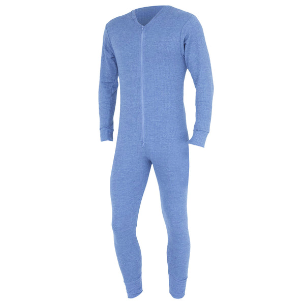 FLOSO Mens Thermal Underwear All In One Union Suit