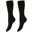 Black - Front - Floso Womens-Ladies Thermal Winter Wellington-Welly Boot Socks (2 Pairs)